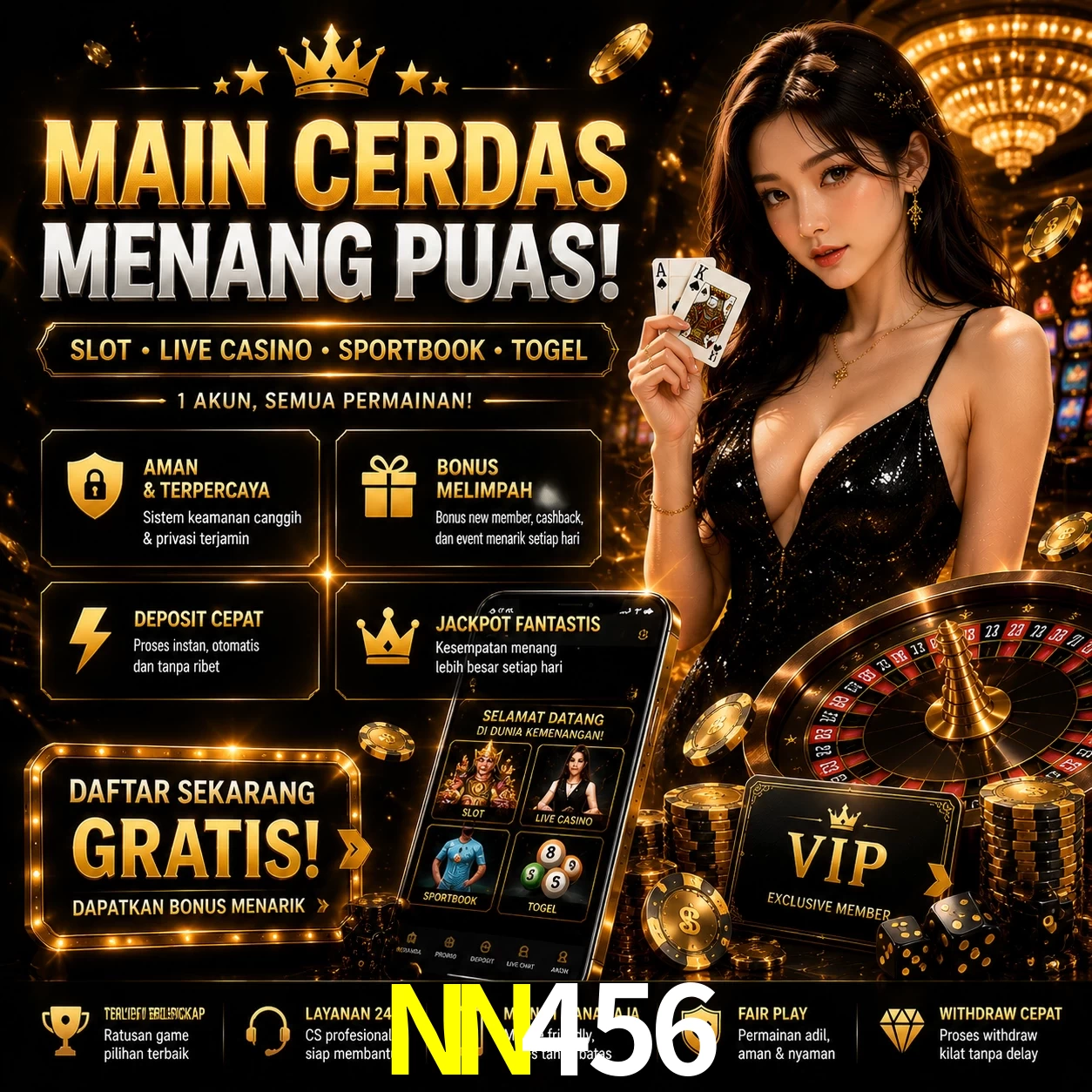 Slots no app NN456 mobile